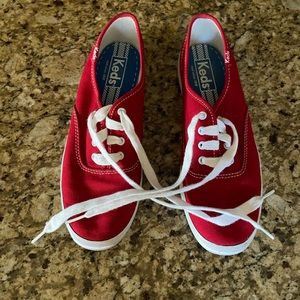 Keds red sneakers sz 7